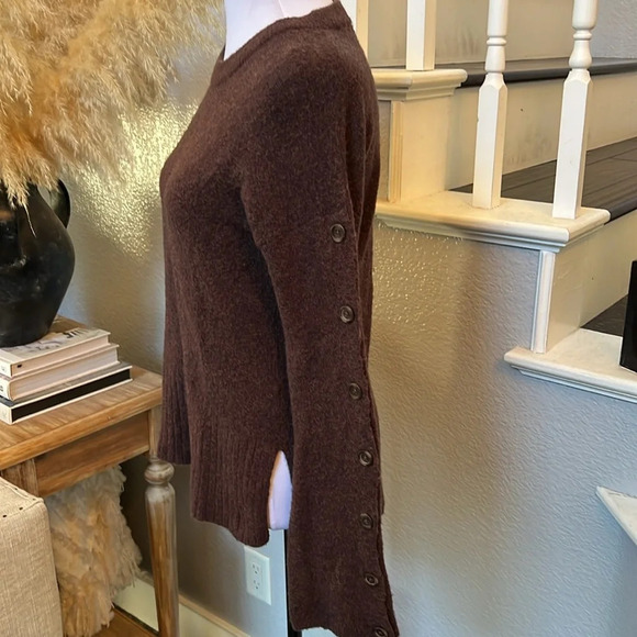 Madewell Button-Sleeve Pullover Sweater Size XXS - Picture 7 of 9